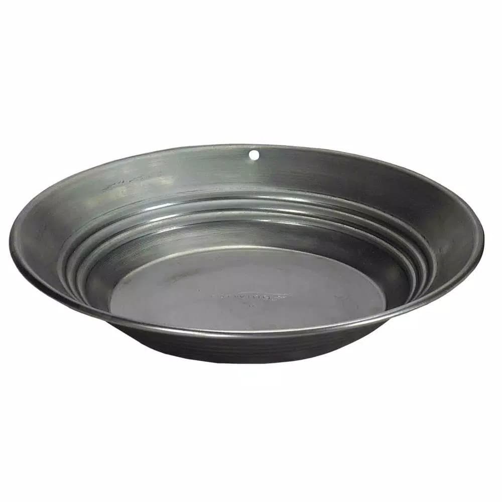 Estwing 16 in. Steel Gold Pan, 24-Gauge Rust-Proof Metal Pan