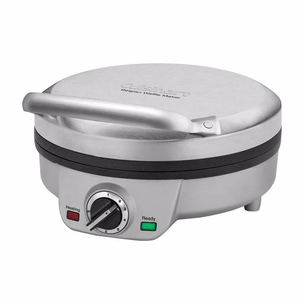 Cuisinart 4-Slice Belgian Waffle Maker with 6 Browning Settings, Brushed Stainless Steel