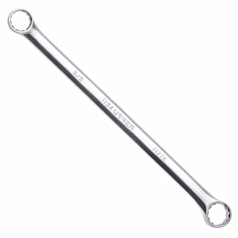 URREA 1-7/16 in. x 1-1/2 in. 12-Point Double Box End Wrench, 15 Degree Offset