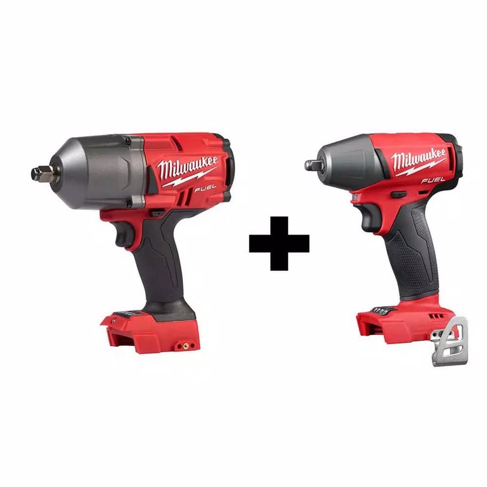 Milwaukee M18 FUEL 1/2 in. High Torque & 3/8 in. Compact Impact Wrench 2-Tool Combo Kit
