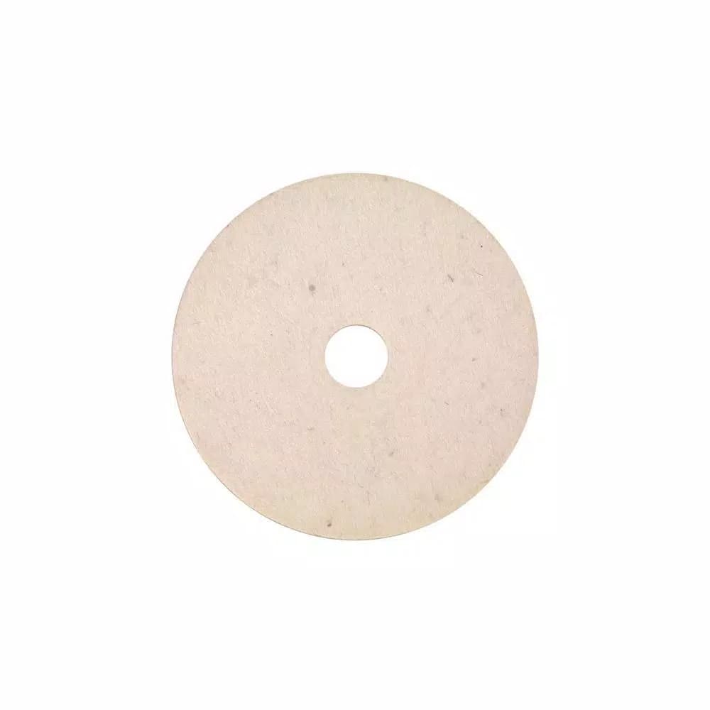 WALTER SURFACE TECHNOLOGIES 6 in. High Density Merino Felt Polishing Wheels, 2000-3000 RPM (5 Pack)