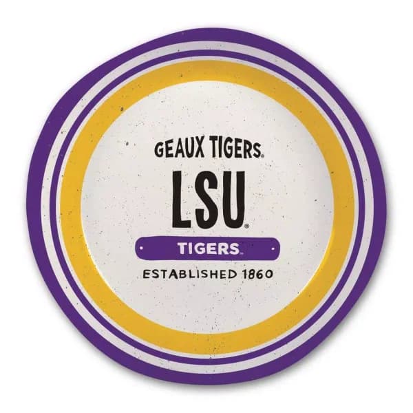 Magnolia Lane LSU NCAA Officially Licensed 13.5 in. Melamine Serving Bowl