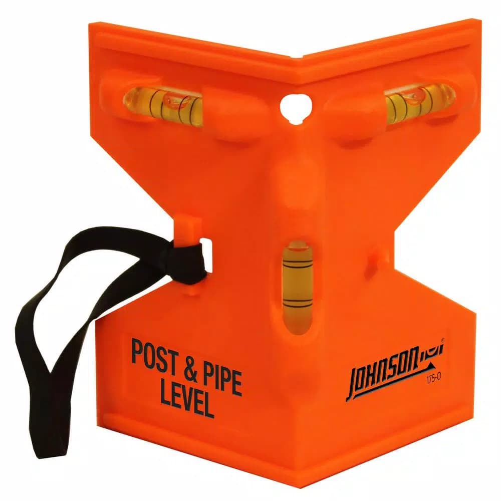 Johnson 9 in. Post Level with 90° Bend and Rubber Strap