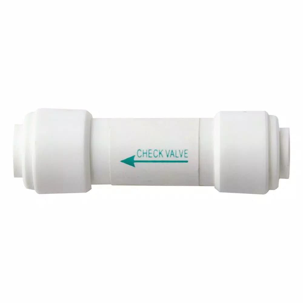iSpring 1/4 in. Quick Connect Union Check Valve for Reverse Osmosis Water Filtration Systems