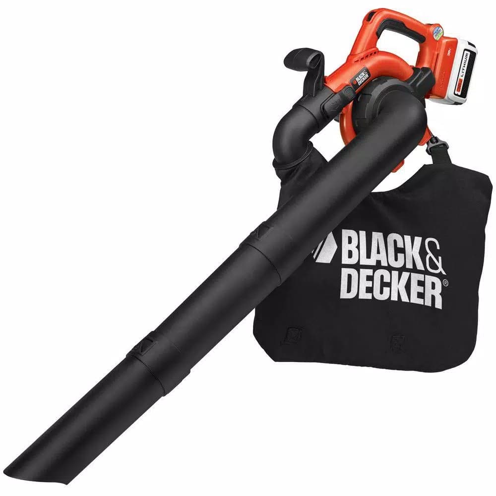 BLACK+DECKER 40V MAX Cordless Handheld Leaf Sweeper and Vacuum with 1.5 Ah Battery and Charger