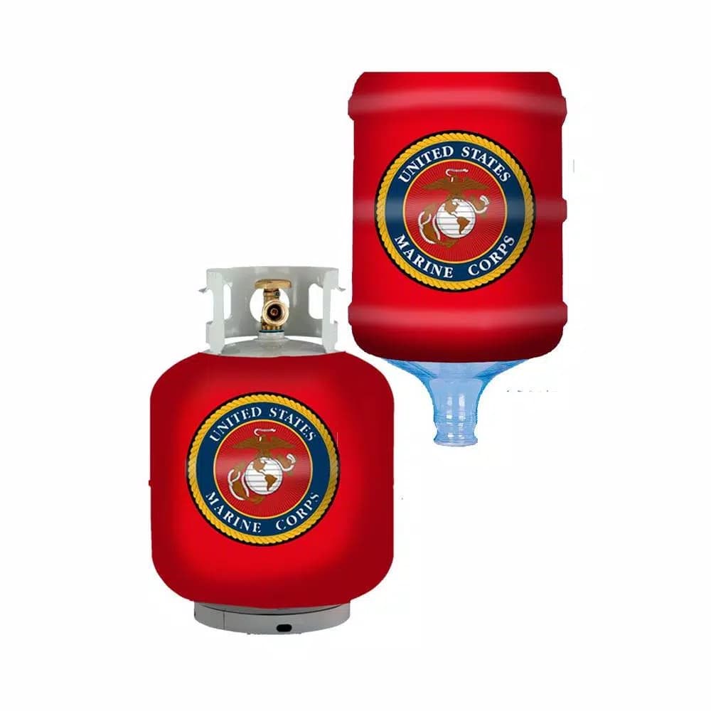 Unbranded Marines 5 Gallon Water Cooler and Propane Tank Cover