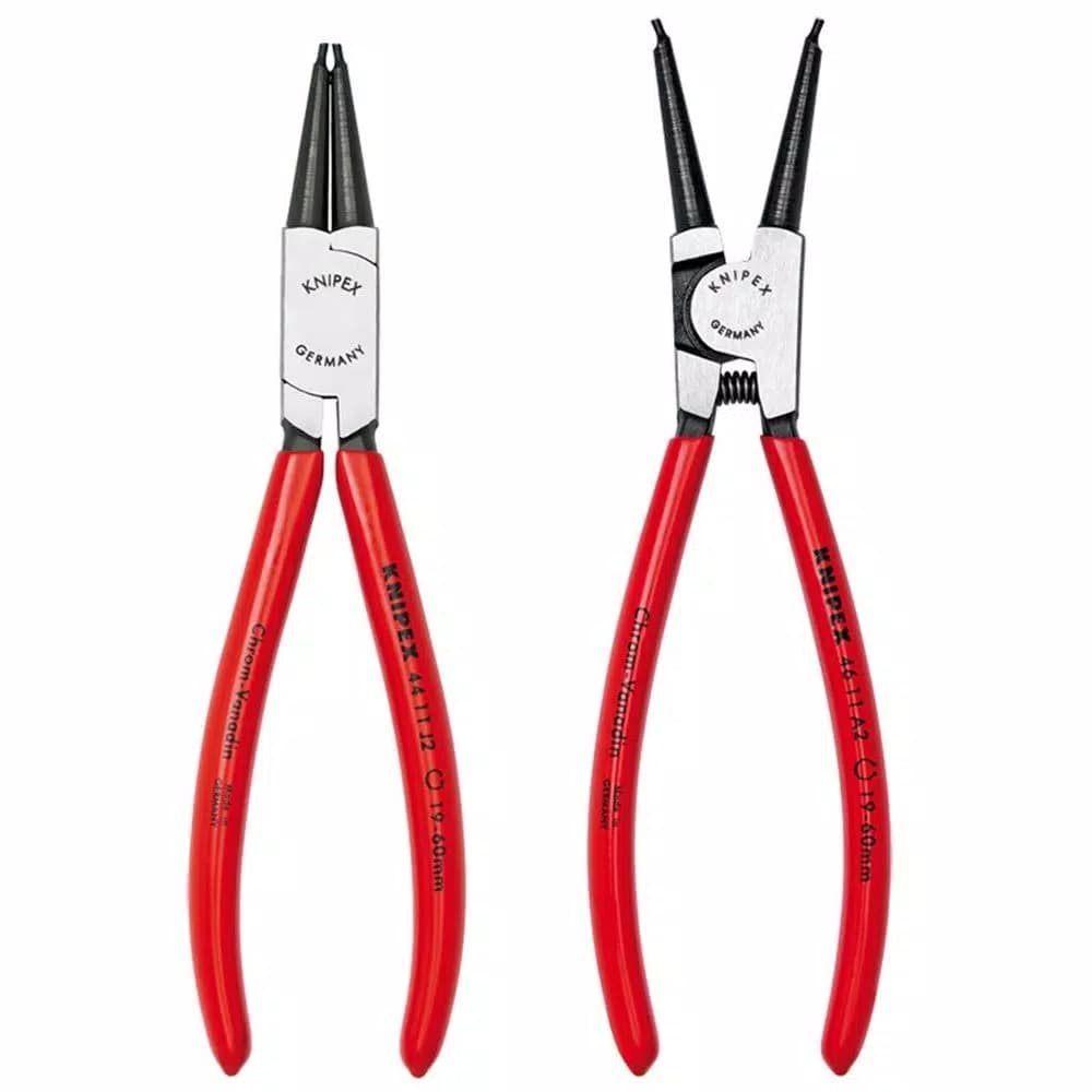 KNIPEX 2-Piece Snap-Ring Pliers Set, Internal and External Circlip Pliers