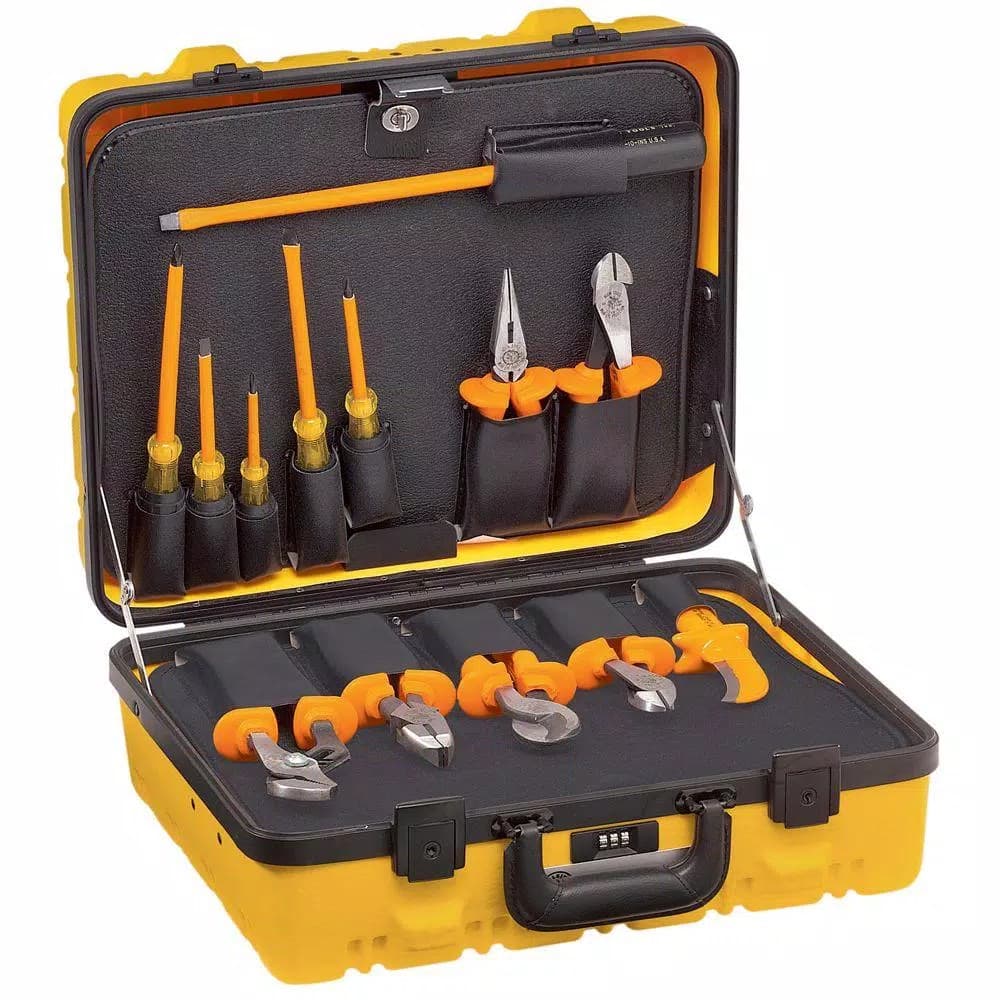 Klein Tools 13-Piece Insulated Hand Tool Utility Kit with Carrying Case