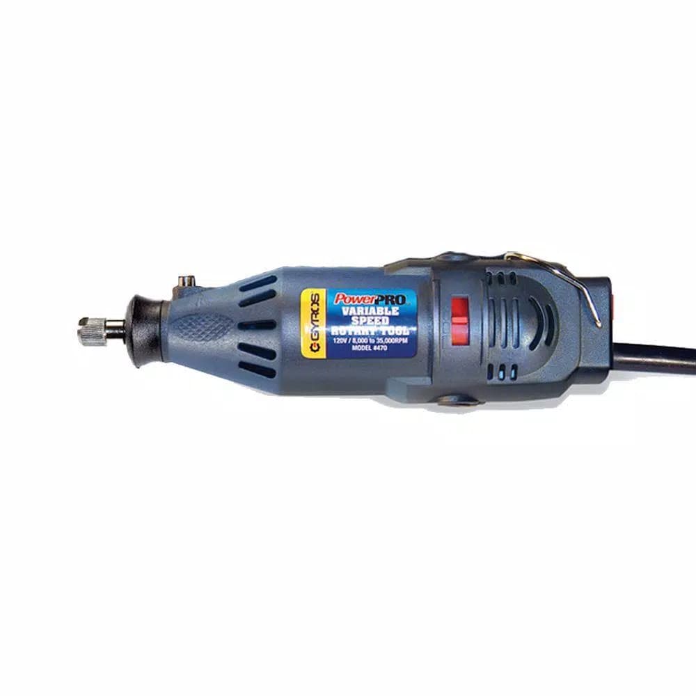 Gyros PowerPro 1.2-Amp Variable Speed Rotary Tool, 8,000-35,000 RPM