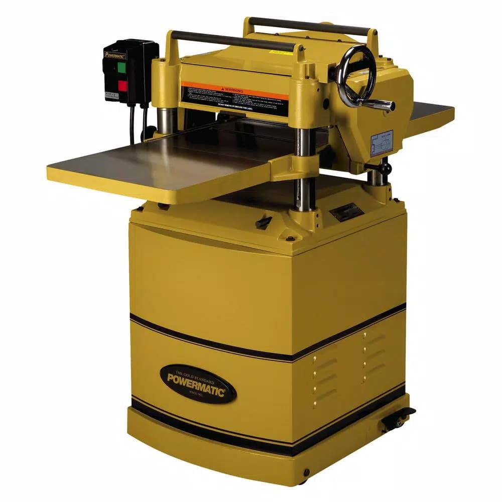 Powermatic 15HH 3 HP 230V 1PH Helical Cutter Head Planer with Cast Iron Table