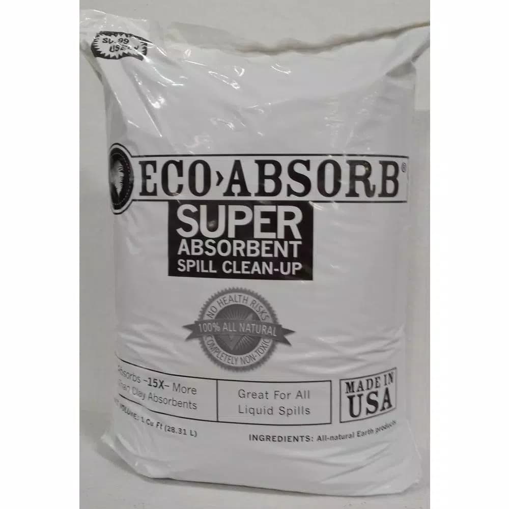Eco-Absorb Standard Formula Liquid Absorbent Powder, 1 cu. ft. Bag