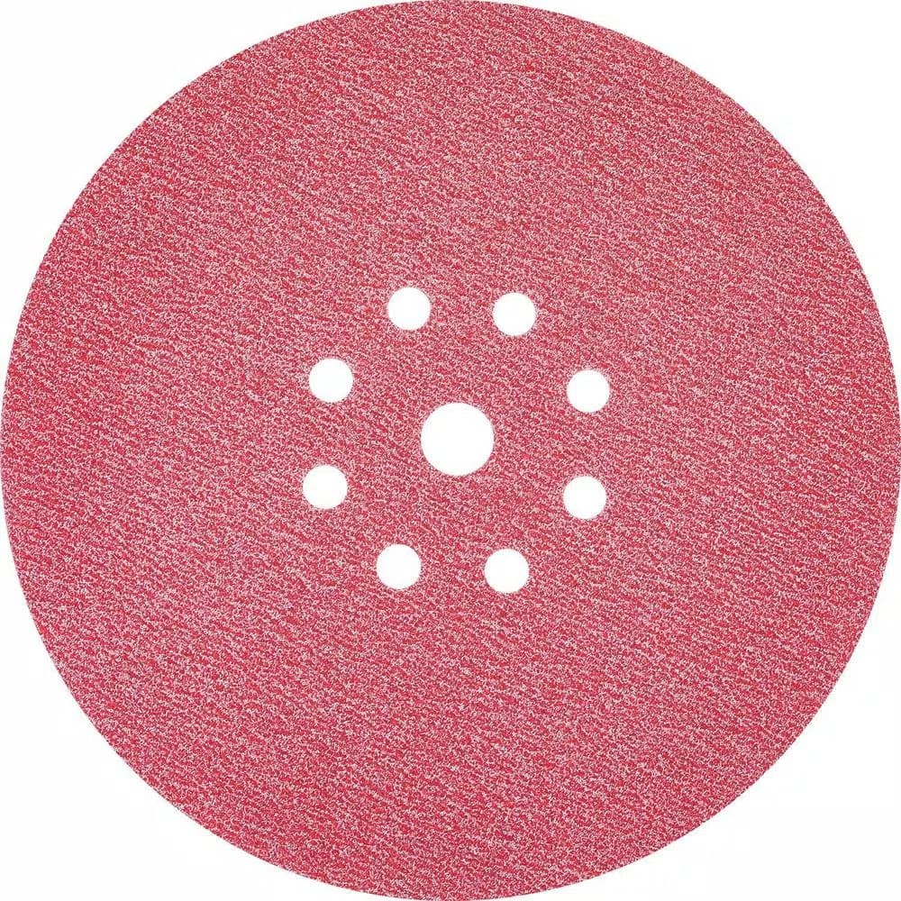 Makita 9 in. Round Abrasive Disc, 180-Grit, Hook & Loop, Ceramic (25-Pack)
