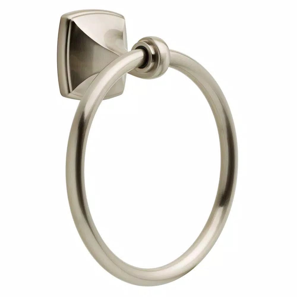 Delta Amaya Brushed Nickel Towel Ring with SpotShield Technology