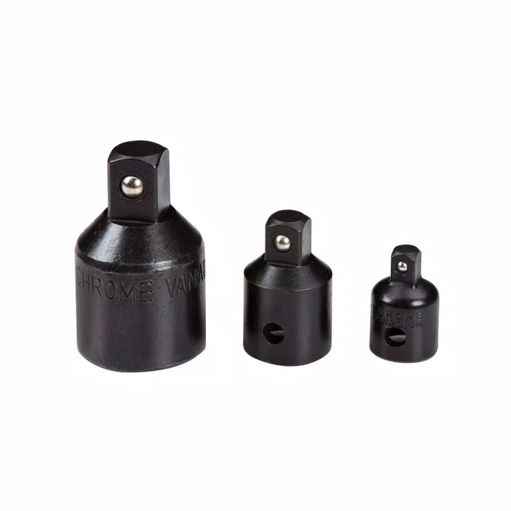 TEKTON 3-Piece Impact Reducer Set, Chrome Vanadium Steel Socket Adapters