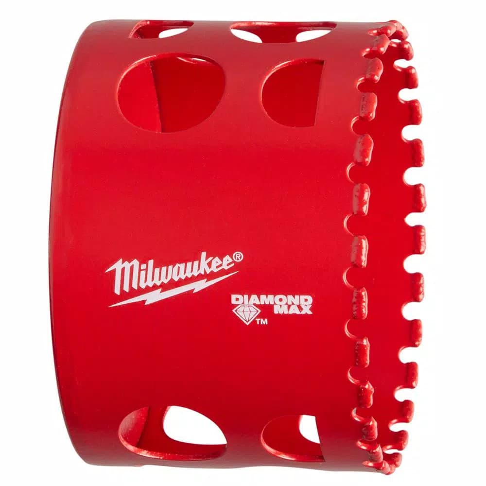 Milwaukee 2-1/2 in. Diamond Plus Hole Saw for Tile, Stone, and Glass