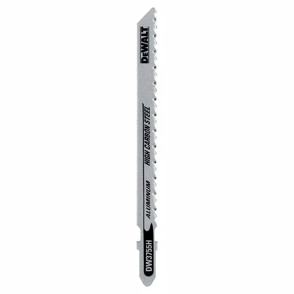 DEWALT 4 in. 8 TPI T-Shank Jigsaw Blades for Aluminum and Fiberglass, 5-Pack