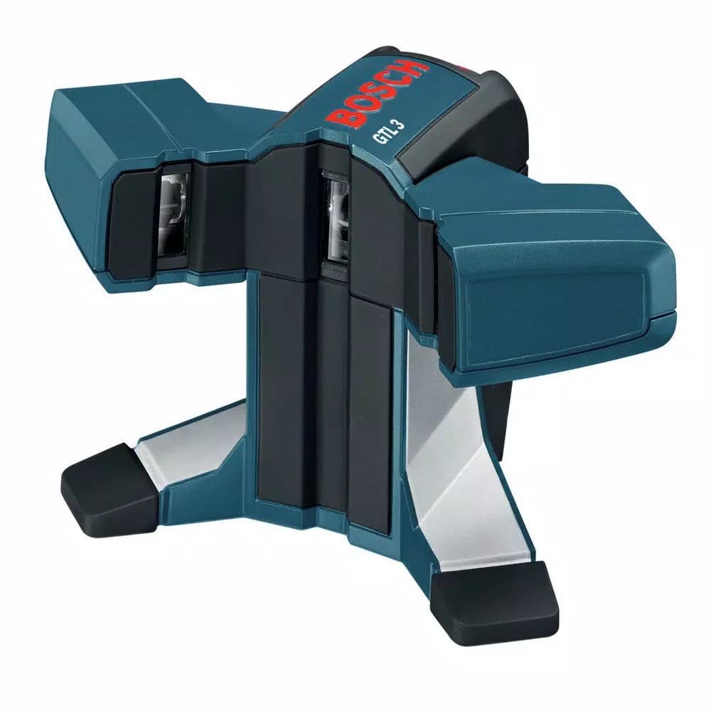 Bosch GTL3 Tile and Square Layout Laser Level, 3-Beam Red Laser