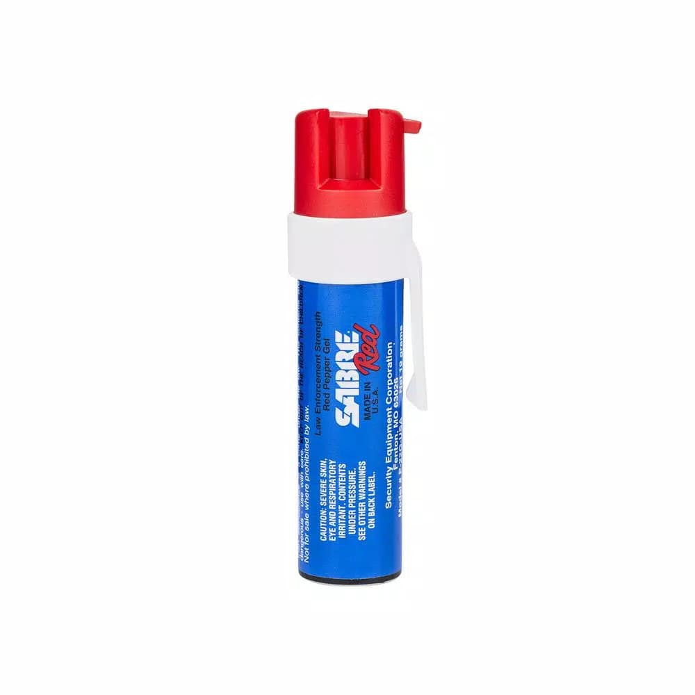 SABRE Compact Pepper Gel with Clip - Maximum Strength Personal Defense Spray