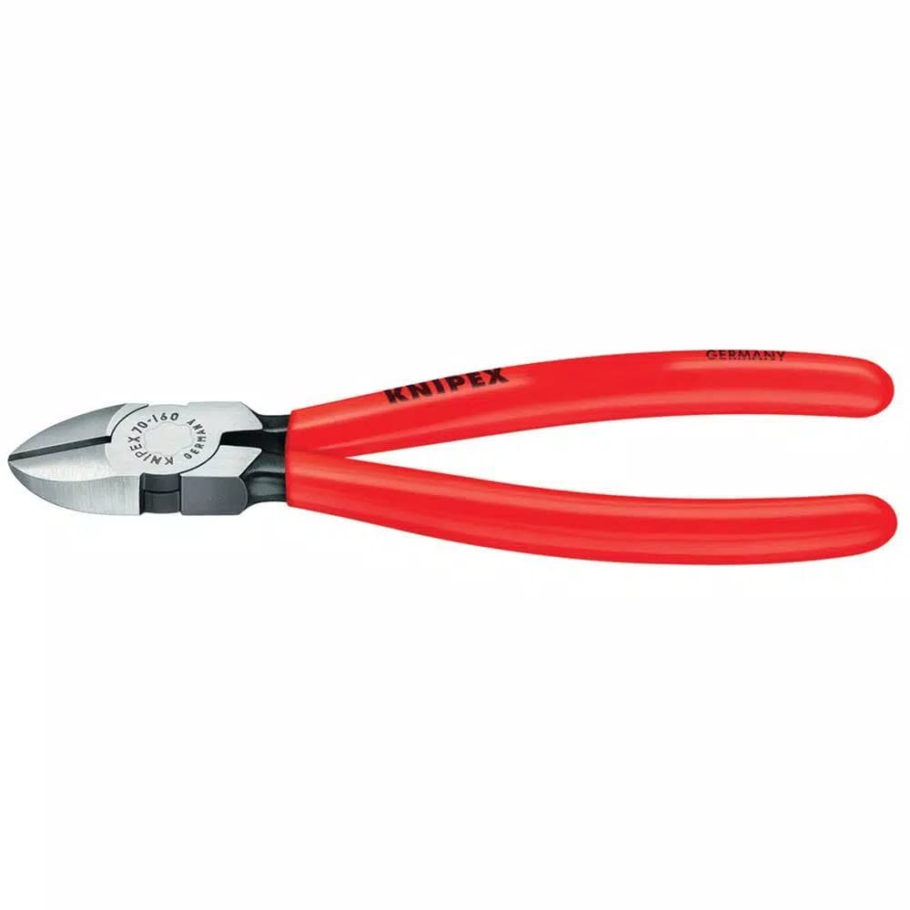 KNIPEX 5-1/2 in. Diagonal Cutters, Precision Side Cutters for Soft and Hard Wire