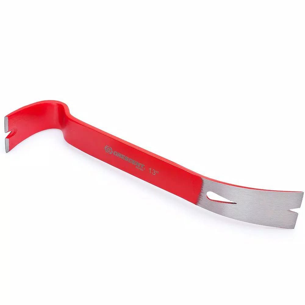 Crescent 13 in. Flat Pry Bar, Code Red Demolition Tool