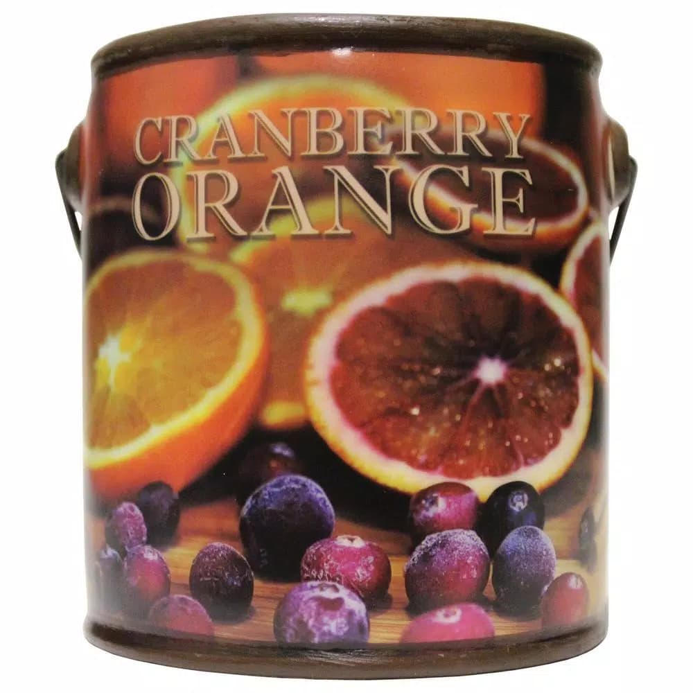 Unbranded A Cheerful Giver Farm Fresh Cranberry Orange Ceramic Jar Candle, 20 oz