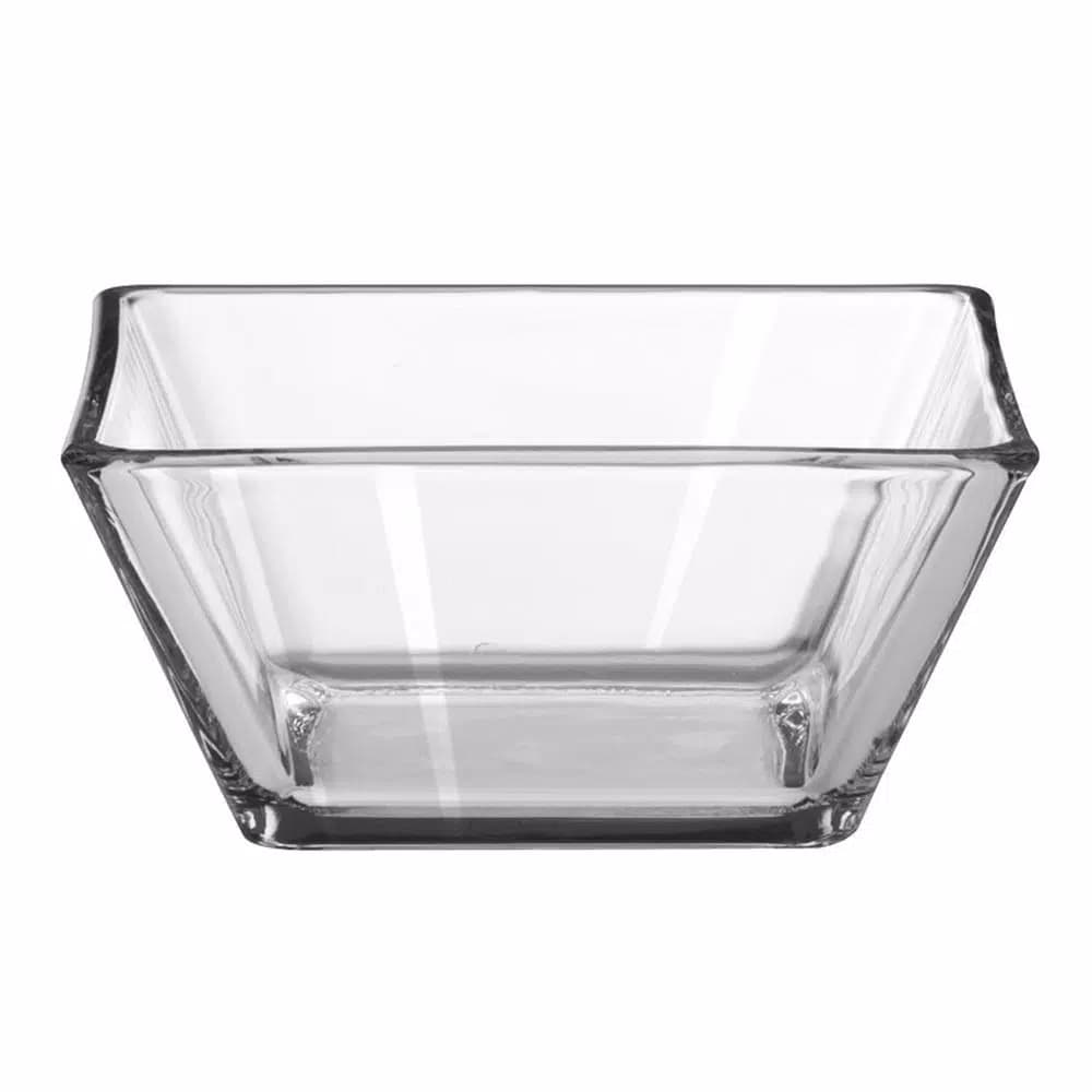 Libbey Tempo 12-Piece Clear Glass Square Serving Bowl Set, 5.5 in.