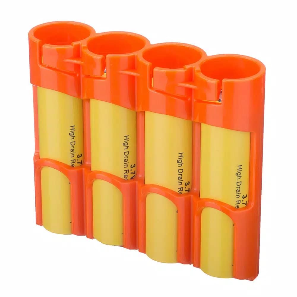 Storacell Powerpax Storacell 18650 Battery Organizer and Dispenser, 4-Pack Capacity