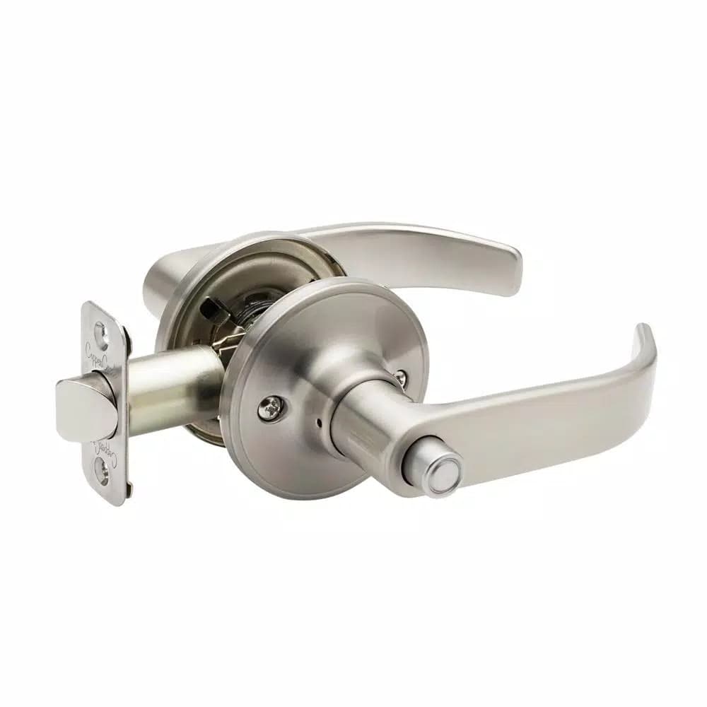 Copper Creek Erin Satin Stainless Steel Privacy Bed/Bath Lever