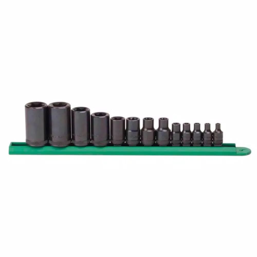 GearWrench 13-Piece External Torx Socket Set, 1/4 in., 3/8 in., and 1/2 in. Drive