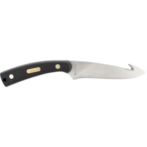Schrade Old Timer 10 in. Full Tang Gut Hook Skinner Knife with 7Cr17 Carbon Stainless Steel Blade