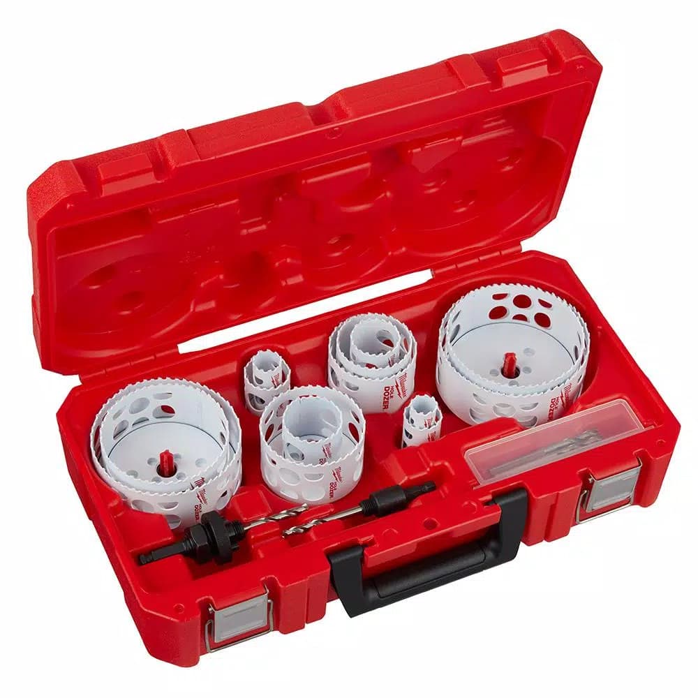 Milwaukee Hole Dozer 18-Piece Bi-Metal Plumbers Hole Saw Set
