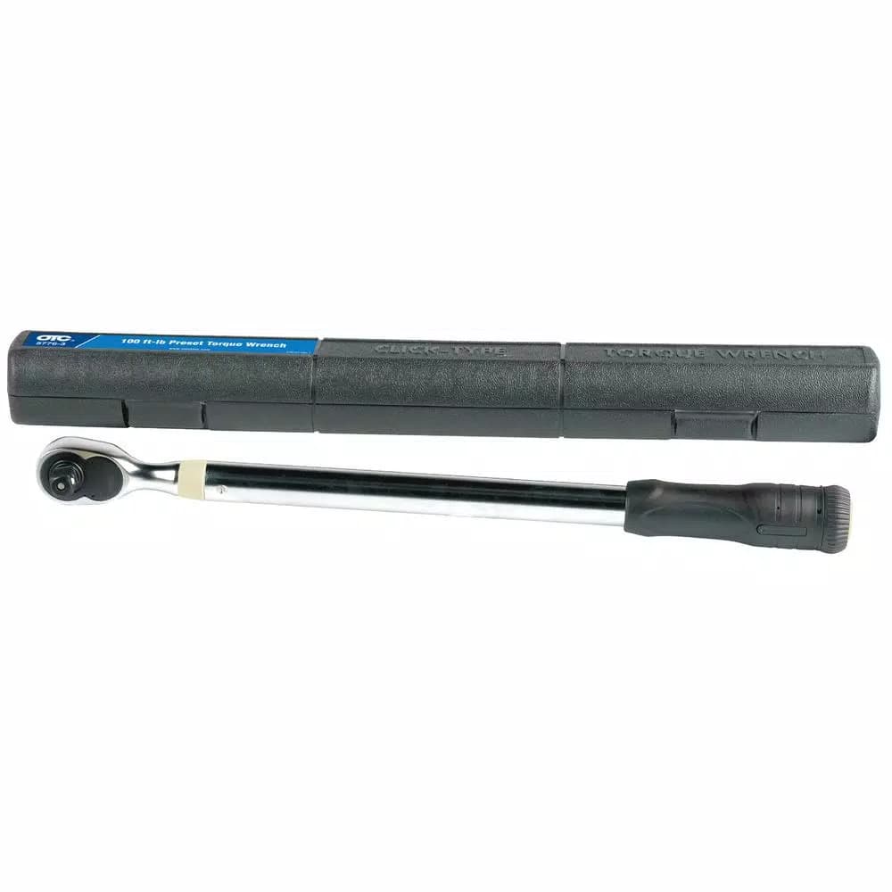 Bosch 1/2 in. Drive 100 ft.-lb. Preset Torque Wrench with Quick Release Ratchet Head
