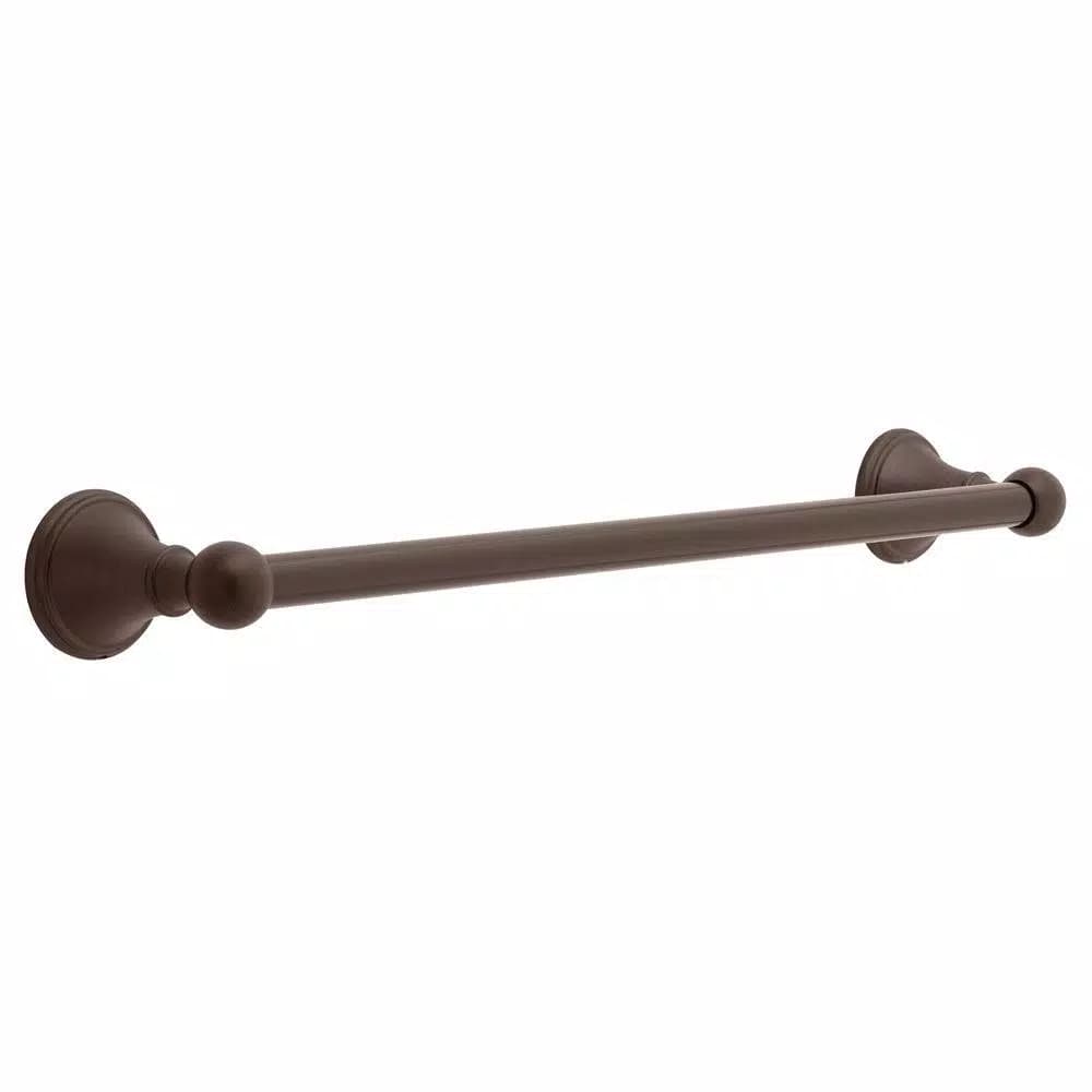 Delta Crestfield 18 in. Single Towel Bar, Venetian Bronze Zinc Construction