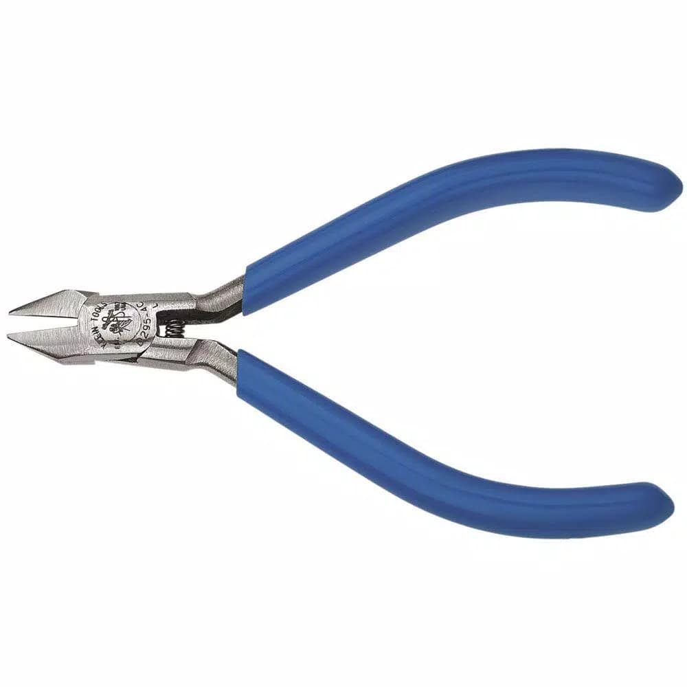 Klein Tools 4 in. Electronics Midget Diagonal Cutting Pliers with Tapered Nose