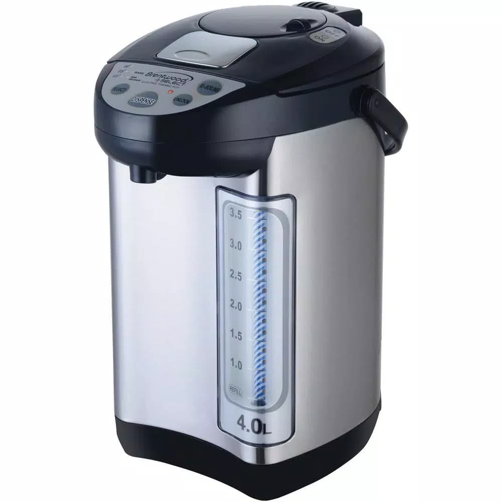 Brentwood Appliances Brentwood Select KT-40BS 4L Electric Instant Hot Water Dispenser, 3 Temperature Settings, Silver