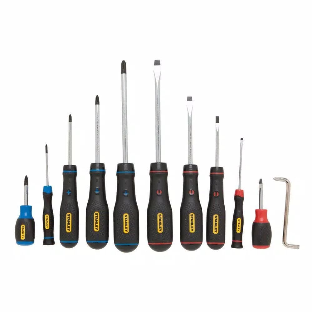 Stanley FATMAX 11-Piece Screwdriver Set with Magnetic Tips and Ergonomic Handles