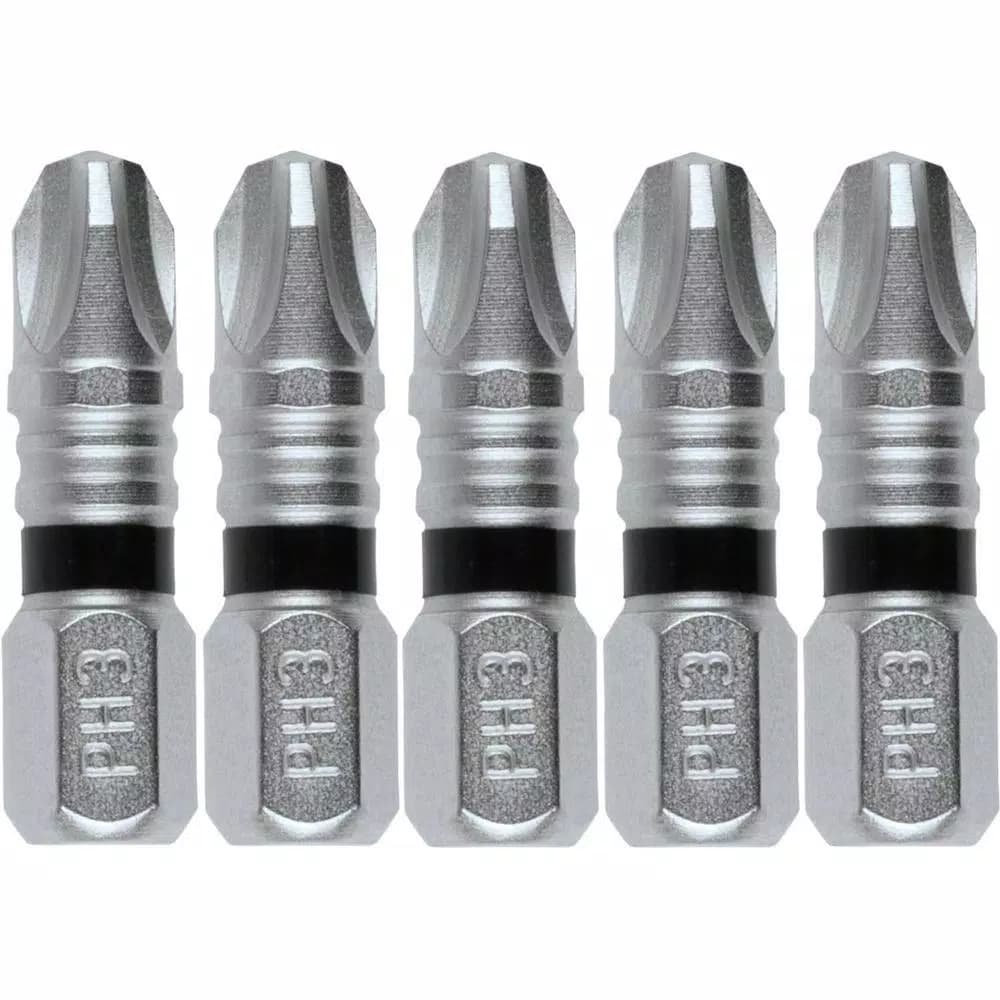Makita ImpactXPS #3 Phillips 1 in. Insert Bits, 5-Pack