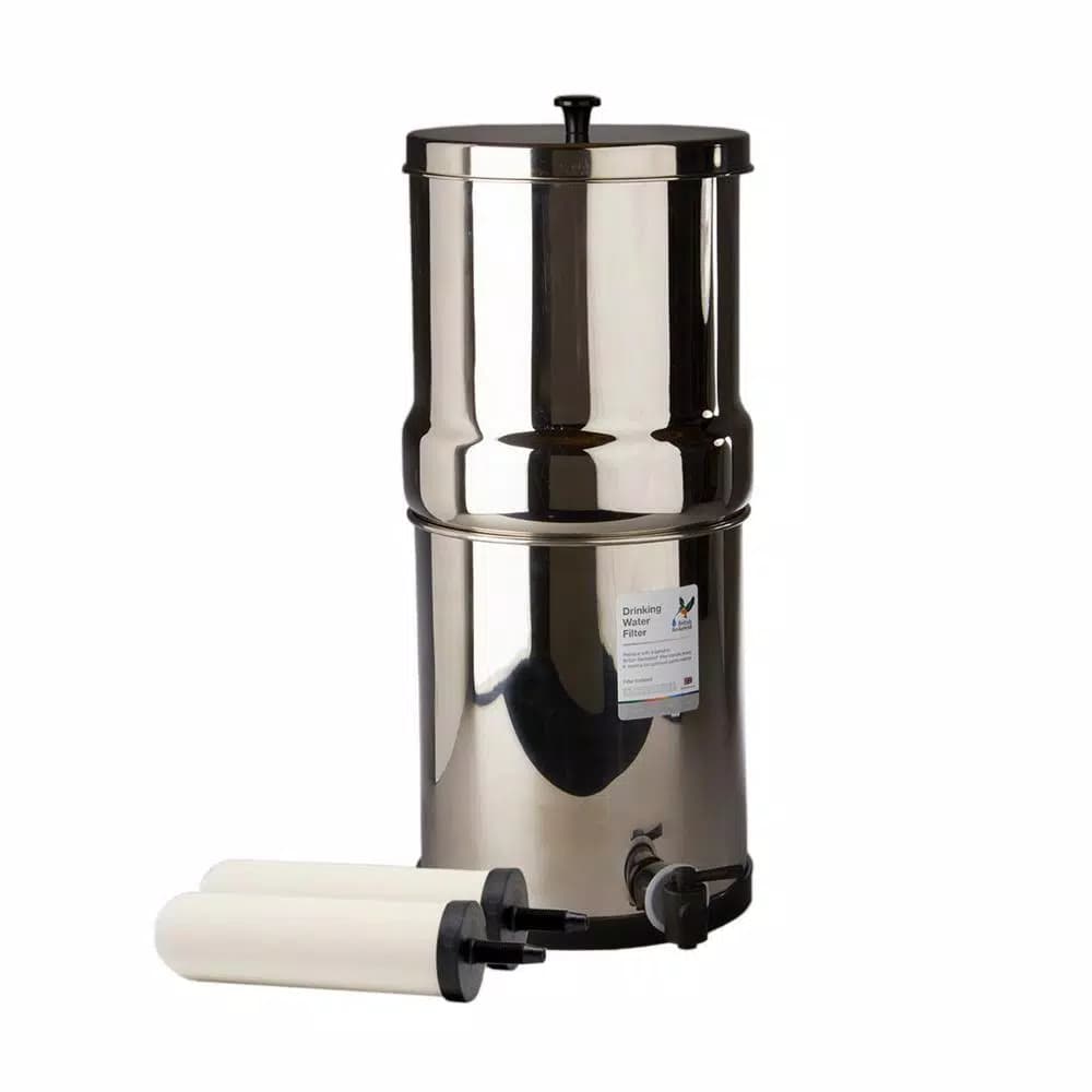 Unbranded Doulton SS2 Counter Top Gravity Water Filter System - Polished Stainless Steel