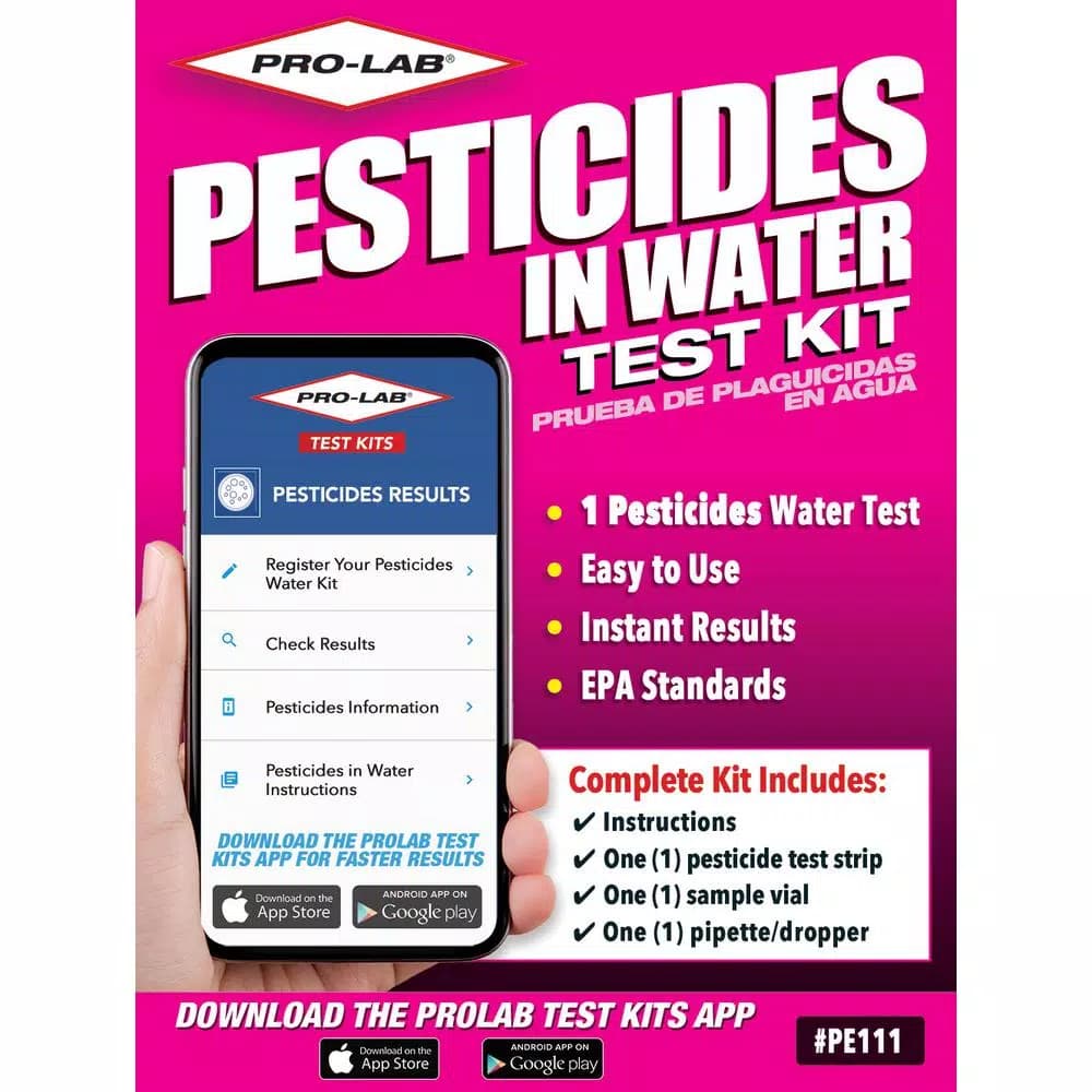 PRO-LAB Professional Pesticides in Water Test Kit - Instant Results