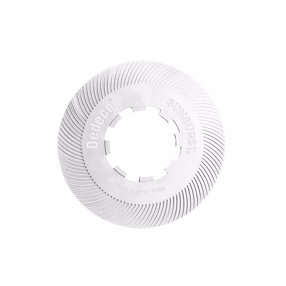 Dedeco Sunburst 7-5/8 in. 120-Grit TC Radial Discs, 1 in. Arbor, 70-Pack