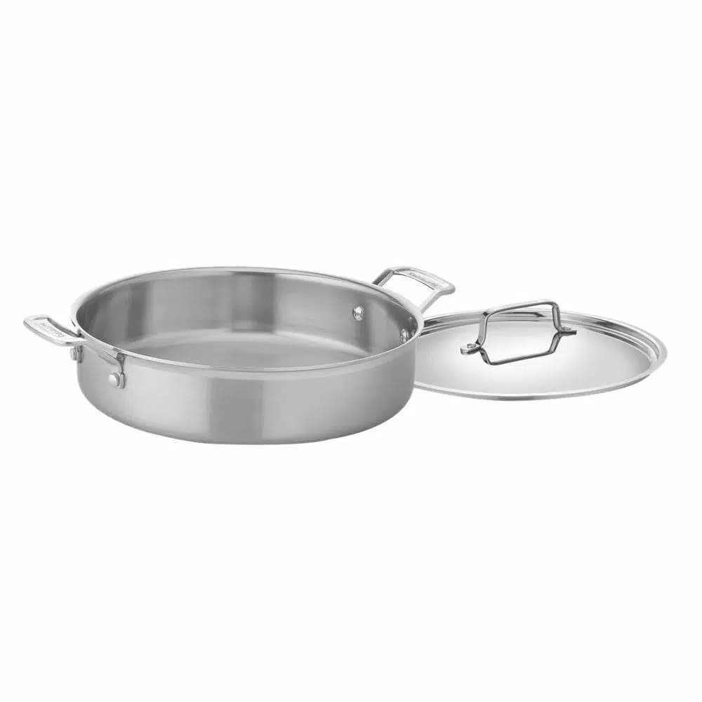 Cuisinart MultiClad Pro 5.5 Qt. Stainless Steel Saute Pan with Lid