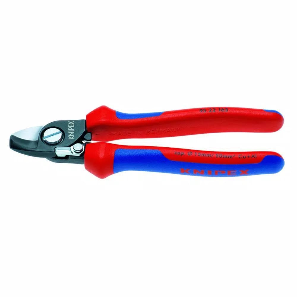 KNIPEX 6-1/2 in. Cable Shears with Comfort Grip for Copper and Aluminum