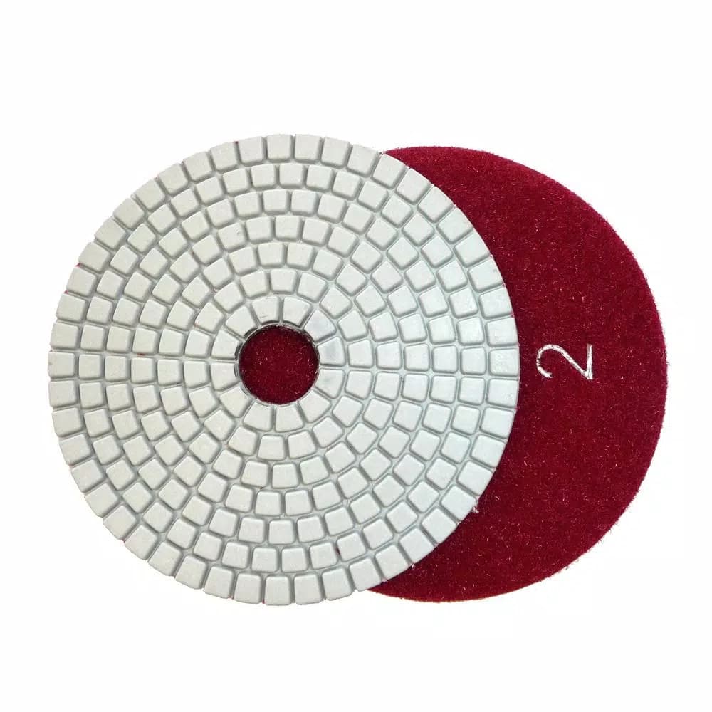 Unbranded JHX 4 in. 3-Step Dry/Wet Diamond Polishing Pad - Step 2