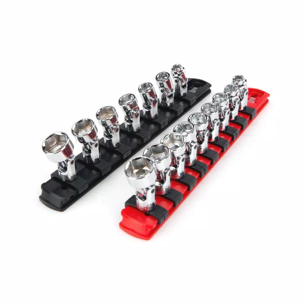 TEKTON 1/4 in. Drive Universal Joint Socket Set, 16-Piece