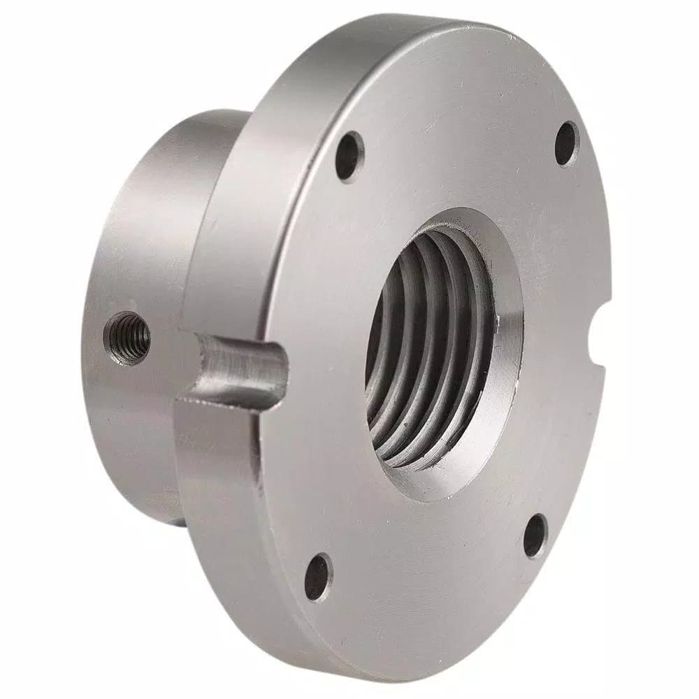 NOVA SFP80L 3 in. Wood Lathe Face Plate with 1-1/4 in. Thread