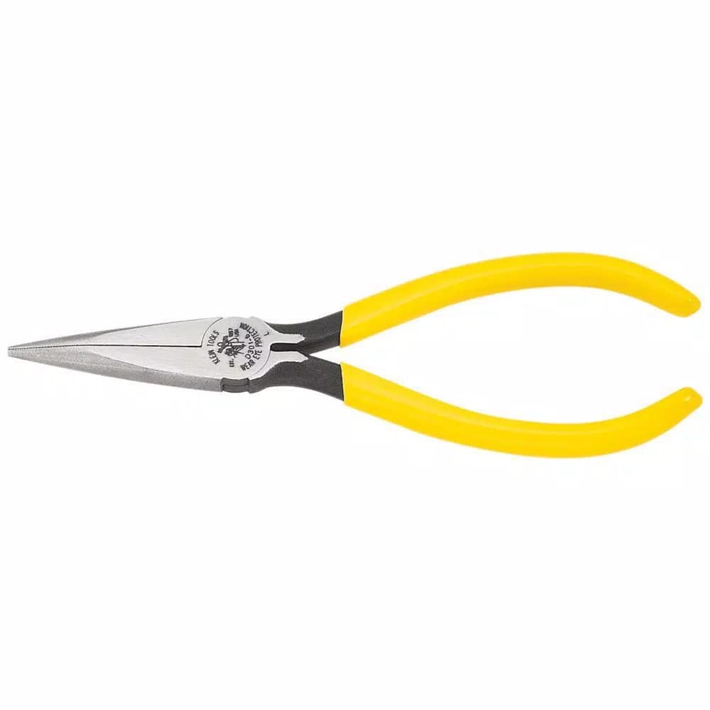 Klein Tools 6 in. Long Nose Pliers with Knurled Jaws
