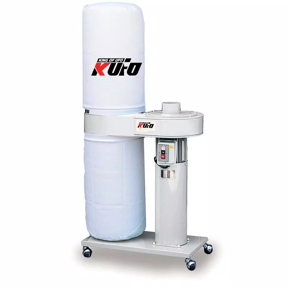 Kufo Seco UFO-90 1 HP Vertical Bag Dust Collector, 696 CFM