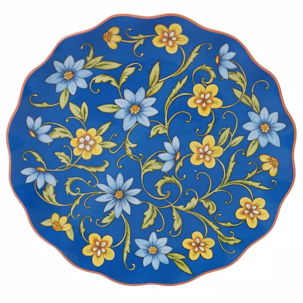 Certified International Torino 13 in. Earthenware Round Platter, Multi-Colored