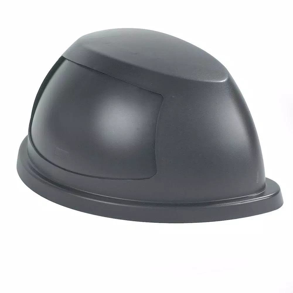 Carlisle Centurian 21 Gal. Gray Half Round Trash Can Dome Top Lid (4-Pack)