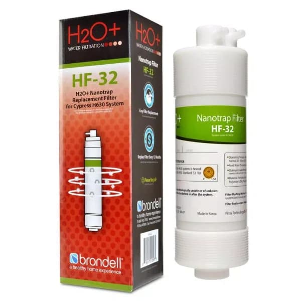 Brondell H2O+ Cypress Nanotrap Replacement Filter (HF-32)